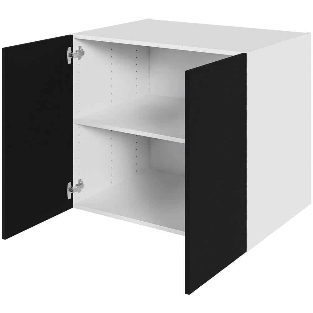 Multi-Living Køkken hyldeskab i Cibo Nero H: 70,4 cm D: 60,0 cm - 2 låger inklusiv 1 hylde - Bredde: 80 cm