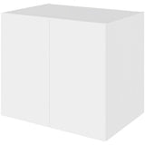 Multi-Living Køkken hyldeskab i Cibo Bianco 129 H: 70,4 cm D: 60,0 cm - 2 låger inklusiv 1 hylde - Bredde: 80 cm