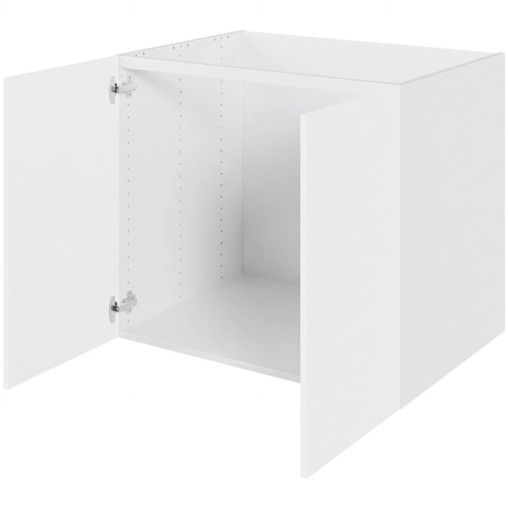 Multi-Living Vaskeskab i Cibo Bianco 120 H: 70,4 cm D: 60,0 cm  - Inklusiv affaldsstativ - Bredde: 80 cm