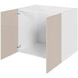 Multi-Living Køkken vaskeskab i Cibo Sabbia H: 70,4 cm D: 60,0 cm - Inklusiv affaldsstativ - Bredde: 80 cm