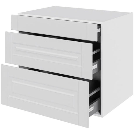 Multi-Living Køkken skuffeskab i Romantik H: 70,4 cm D: 60,0 cm - 3 skuffer deludtræk/softluk - Bredde: 100 cm