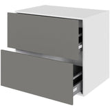 Multi-Living Køkken skuffeskab i Cibo Grigio H: 70,4 cm D: 60,0 cm - 2 skuffer fuldudtræk/softluk - Bredde: 80 cm