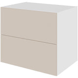 Multi-Living Køkken skuffeskab i Cibo Sabbia 123 H: 70,4 cm D: 60,0 cm - 2 skuffer fuldudtræk/softluk - Bredde: 80 cm