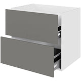 Multi-Living Køkken vaskeskab i Cibo Grigio H: 70,4 cm D: 60,0 cm - 2 skuffer fuldudtræk/softluk - Bredde: 80 cm