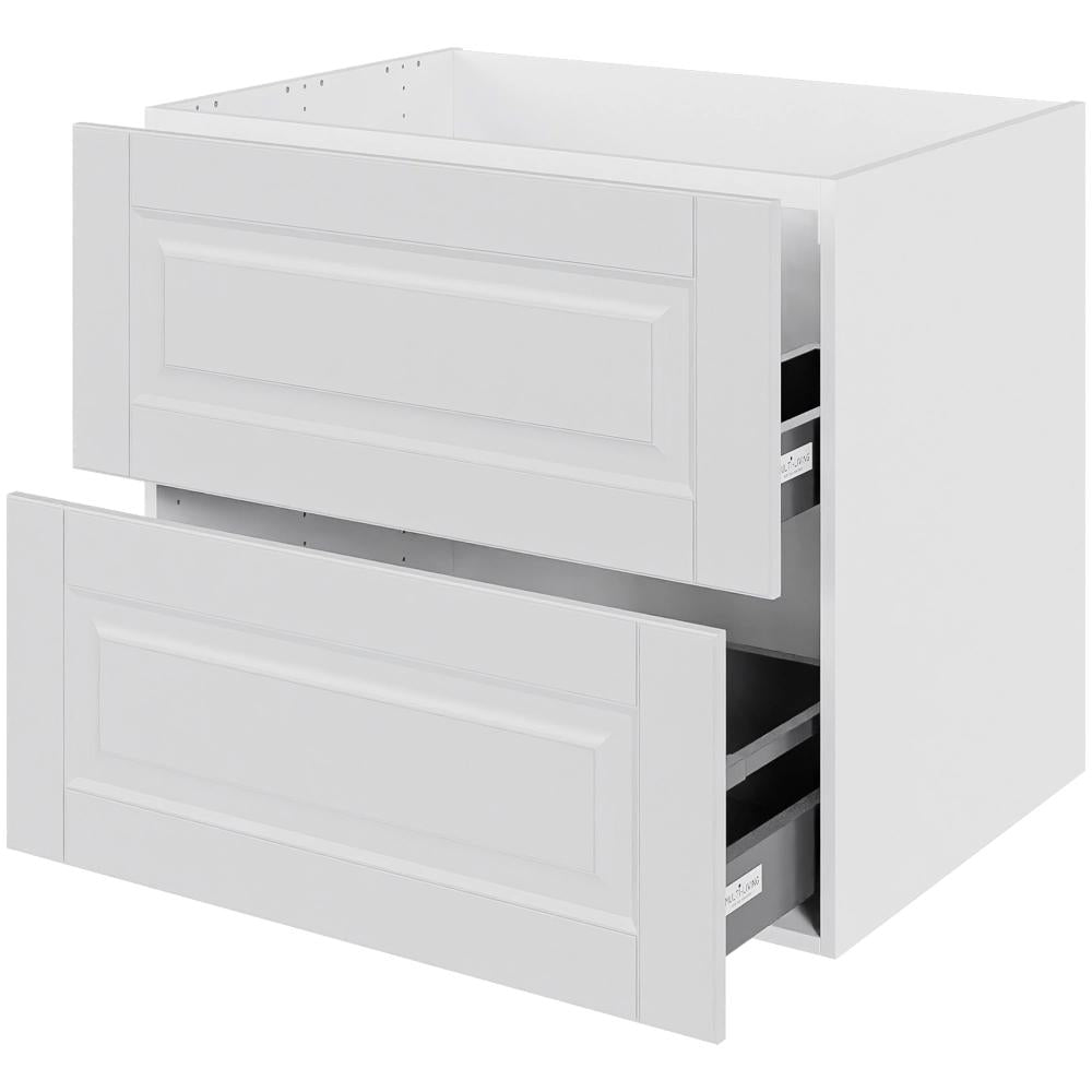 Multi-Living 2 skuffelook Romantik - HQ Vaskeskab 80 cm med 2 skuffer - fuldudtræk