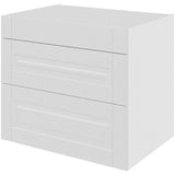 Multi-Living Køkken skuffeskab i Romantik H: 70,4 cm D: 60,0 cm - 3 skuffer fuldtudtræk/softluk - Bredde: 80 cm