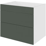 Multi-Living Køkken HQ vaskeskab/kolonialskab i Cibo Verde 120 H: 70,4 cm D: 60,0 cm B: 80 cm - med metalforsarg, fuldudtræk og softluk