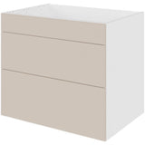 Multi-Living Køkken vaskeskab i Cibo Sabbia 123 H: 70,4 cm D: 60,0 cm - Fuldudtræk/softluk - Bredde: 80 cm