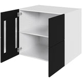 Multi-Living Køkken hyldeskab i Cibo Nero H: 70,4 cm D: 60,0 cm - Inkluderet løs hylde & skuffe look - Bredde: 80 cm