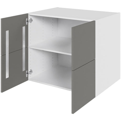 Multi-Living Køkken hyldeskab i Cibo Grigio H: 70,4 cm D: 60,0 cm - Inkluderet løs hylde & skuffe look - Bredde: 80 cm