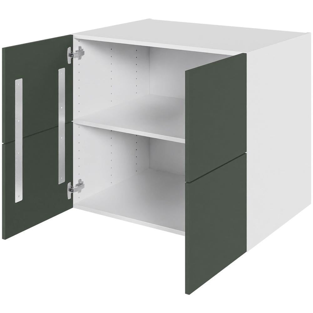 Multi-Living Køkken hyldeskab i Cibo Verde 120 H: 70,4 cm D: 60,0 cm - Inkluderet løs hylde & skuffe look - Bredde: 80 cm