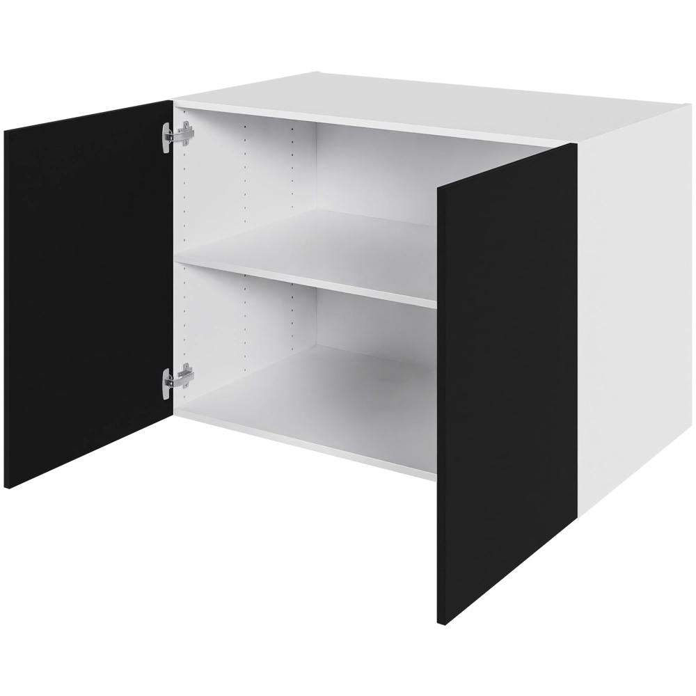 Multi-Living Køkken hyldeskab i Cibo Nero H: 70,4 cm D: 60,0 cm - 2 låger inklusiv 1 hylde - Bredde: 100 cm