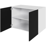 Multi-Living Køkken hyldeskab i Cibo Nero H: 70,4 cm D: 60,0 cm - 2 låger inklusiv 1 hylde - Bredde: 100 cm