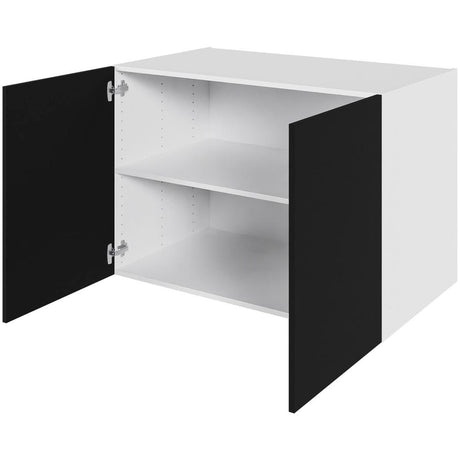 Multi-Living Køkken hyldeskab i Cibo Nero H: 70,4 cm D: 60,0 cm - 2 låger inklusiv 1 hylde - Bredde: 100 cm