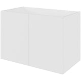 Multi-Living Køkken vaskeskab i Malet Hvid Front H: 70,4 cm D: 60,0 cm - Inklusiv affaldsstativ - Bredde: 100 cm