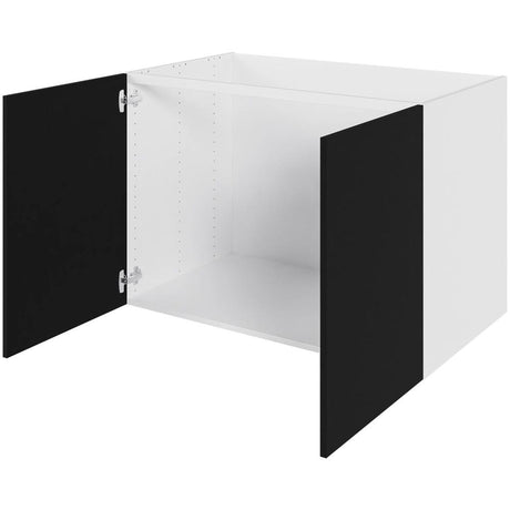 Multi-Living Køkken vaskeskab i Cibo Nero H: 70,4 cm D: 60,0 cm - Inklusiv affaldsstativ - Bredde: 100 cm