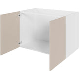 Multi-Living Køkken vaskeskab i Cibo Sabbia H: 70,4 cm D: 60,0 cm - Inklusiv affaldsstativ - Bredde: 100 cm