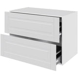 Multi-Living 2 skuffelook Romantika - HQ skuffeskab 100 cm med 2 skuffer - fuldudtræk