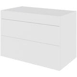 Multi-Living Køkken skuffeskab i Malet Hvid Front H: 70,4 cm D: 60,0 cm - 3 skuffer fuldtudtræk/softluk - Bredde: 100 cm