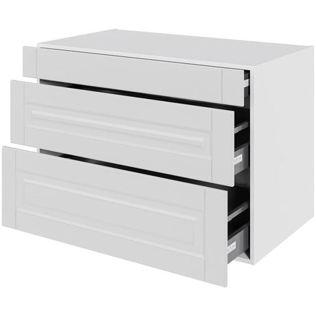 Multi-Living Køkken skuffeskab i Romantik H: 70,4 cm D: 60,0 cm - 3 skuffer fuldtudtræk/softluk - Bredde: 100 cm