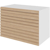 Multi-Living Køkken skuffeskab i S-Line Eg H: 70,4 cm D: 60,0 cm - 3 skuffer fuldtudtræk og softluk - Bredde: 100 cm