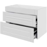 Multi-Living Køkken vaskeskab i Romantik H: 70,4 cm D: 60,0 cm - Fuldudtræk/softluk - Bredde: 100 cm