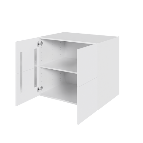 Multi-Living 2 skuffelook - Hyldeskab 80 cm med hylde og 2 låger