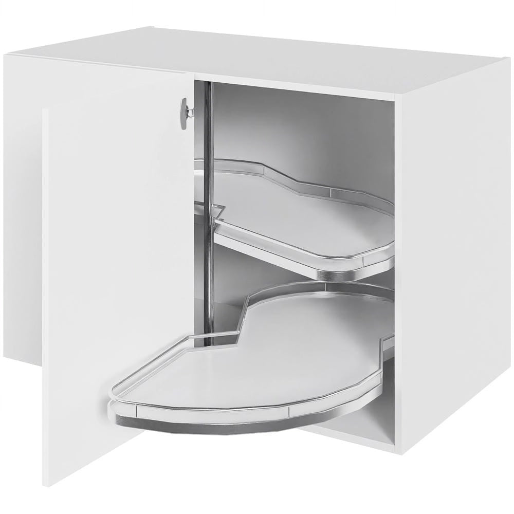 Multi-Living Køkken Hjørneskab i Cibo Bianco 129 H: 70,4 cm D: 60,0 cm B: 100 cm - med Le mans udtræk