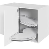 Multi-Living Køkken Hjørneskab i Cibo Bianco 129 H: 70,4 cm D: 60,0 cm B: 100 cm - med Le mans udtræk