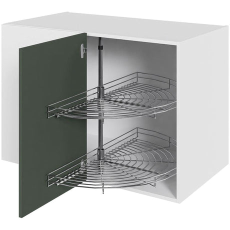 Multi-Living Køkken Hjørneskab i Cibo Verde 120 H: 70,4 cm D: 60,0 cm B: 100 cm - med 2 x 1/2 karrusel