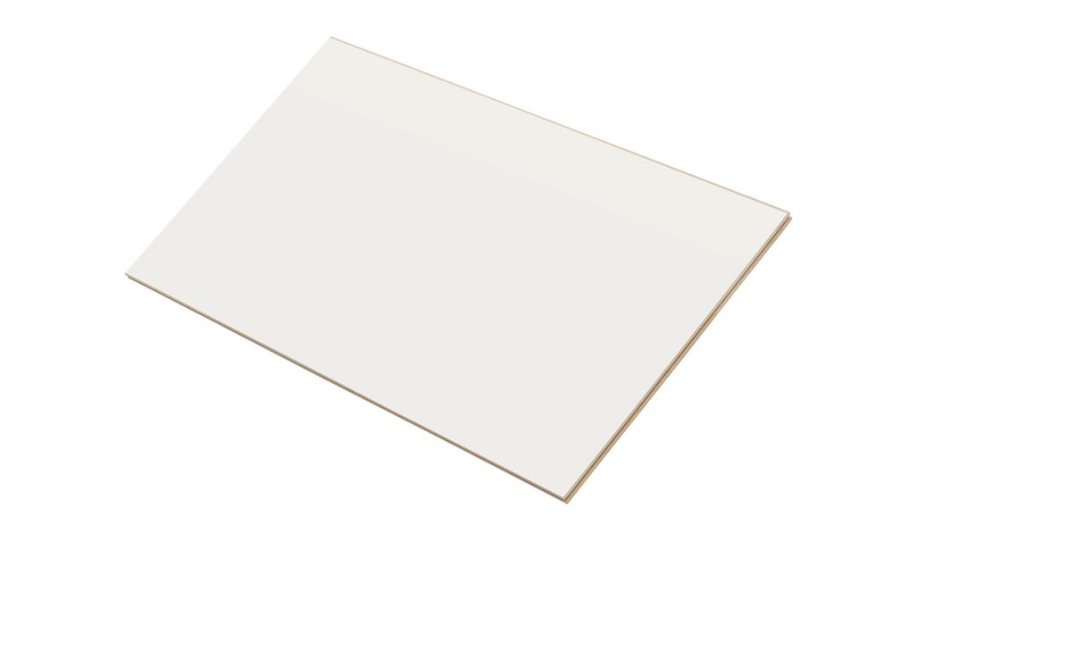 Uni paneler i hvid malet - vælg mellem forskellige størrelser for at sammensætte din væg