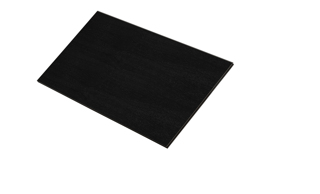 Uni paneler i sort malet og sort kerne - vælg mellem forskellige størrelser for at sammensætte din væg