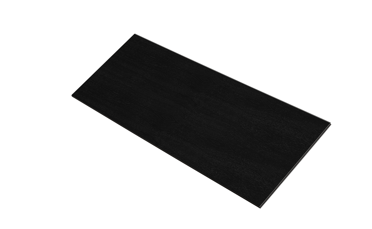 Uni paneler i sort malet og sort kerne - vælg mellem forskellige størrelser for at sammensætte din væg