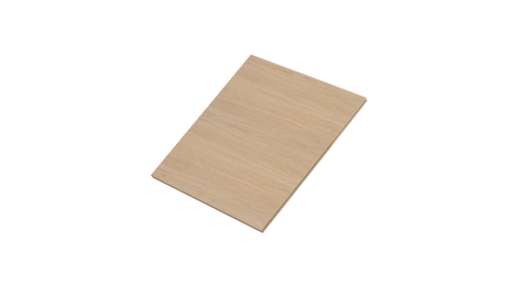 Vælg mellem forskellige olieringer eller malede Uni paneler i almindelig kerne med målene målene 16 × 580 × 600 mm til væg opbygning