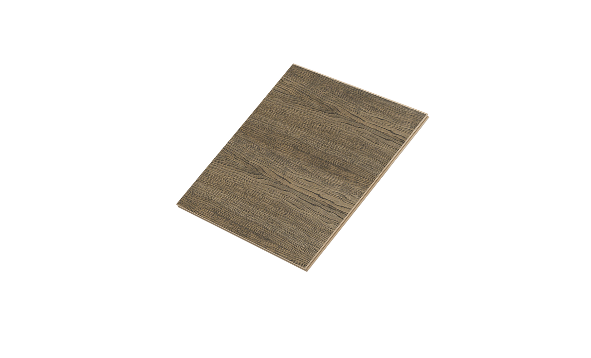 Vælg mellem forskellige olieringer eller malede Uni paneler i almindelig kerne med målene målene 16 × 580 × 600 mm til væg opbygning