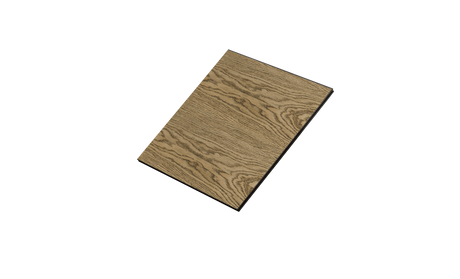 Vælg mellem forskellige olieringer eller malede Uni paneler i sort kerne med målene målene 17 × 580 × 600 mm til væg opbygning