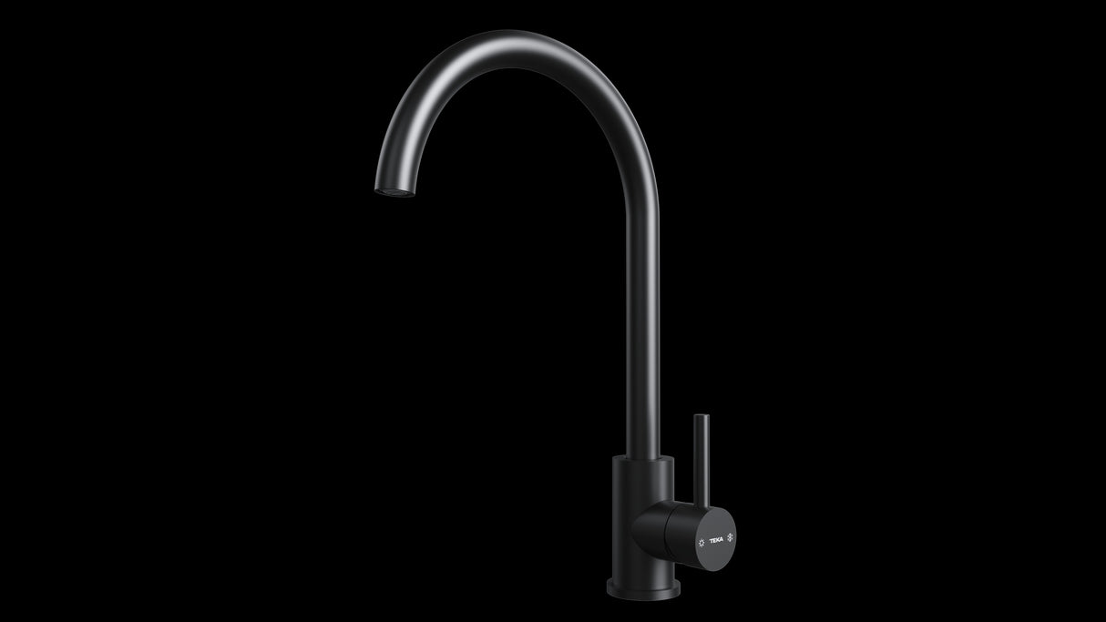Blandare Universal i SS, matt black, C-pip