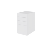 Multi-Living Køkken skuffeskab i Hvid Front H: 70,4 cm D: 60,0 cm - 4 skuffer deludtræk og softluk - Bredde: 40 cm