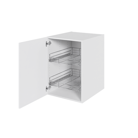 Multi-Living Køkken grydeskab i Hvid Front underskab H: 70,4 cm D: 60,0 cm - Inklusiv 2 udtræksriste - Bredde: 50 cm