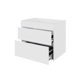 Multi-Living Køkken vaskeskab i Hvid Front H: 70,4 cm D: 60,0 cm - Fuldudtræk og softluk - Bredde: 80 cm