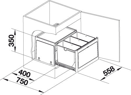 BLANCO BOTTON PRO 60/3 automatic affaldssystem