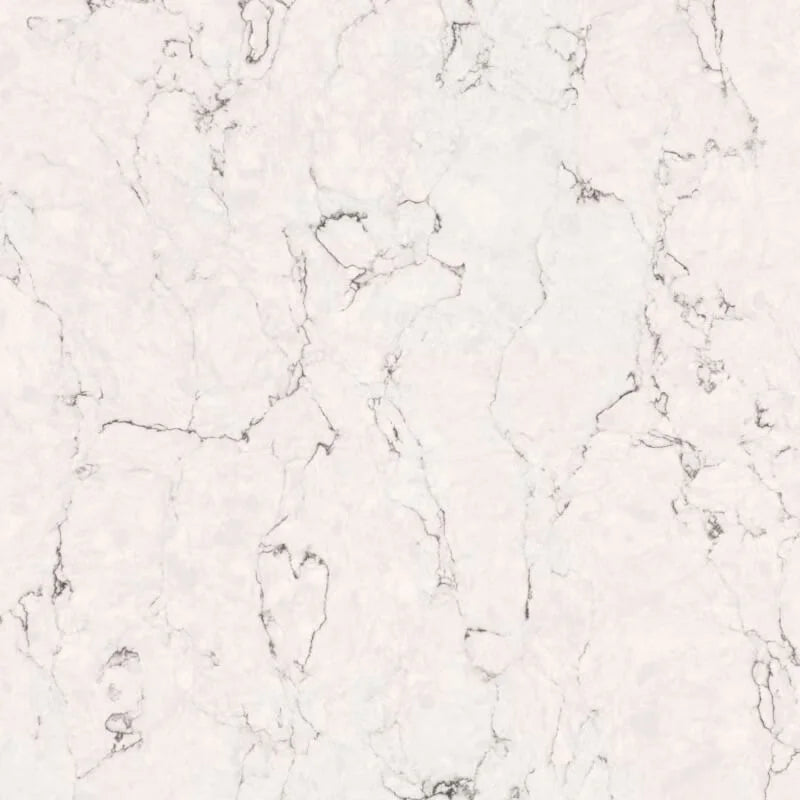 White Arabesque Mat Komposit bordplade på mål