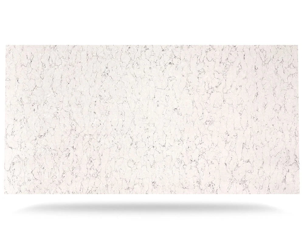 White Arabesque Mat Komposit bordplade på mål