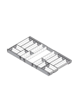 ORGA-LINE Skuffeinddelingssystem - skabsbredde 1000mm