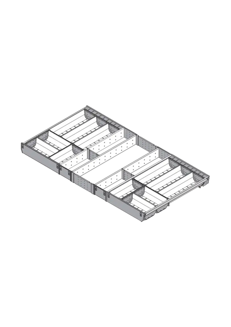 ORGA-LINE Skuffeinddelingssystem - skabsbredde 1000mm