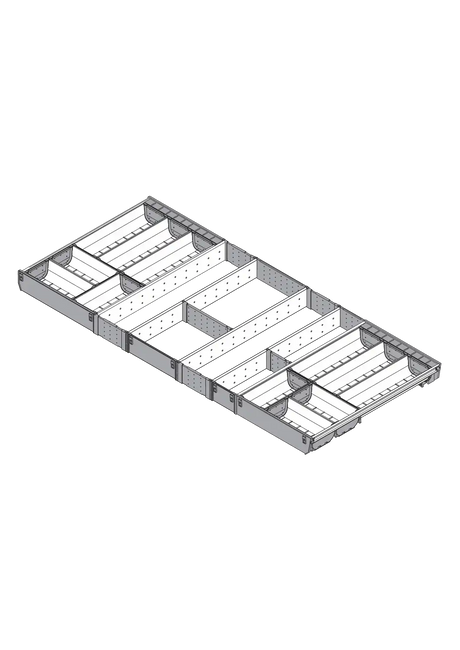 ORGA-LINE Skuffeinddelingssystem - skabsbredde 1200mm