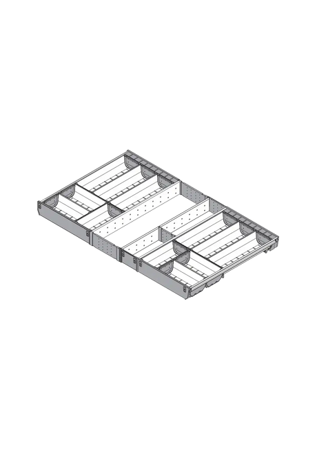 ORGA-LINE Skuffeinddelingssystem - skabsbredde 900mm