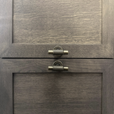 Nordskab højskab med to døre – Røget Eg finér