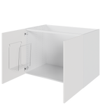 Multi-Living Køkken vaskeskab i Hvid Front H: 70,4 cm D: 60,0 cm - Inklusiv affaldsstativ - Bredde: 100 cm