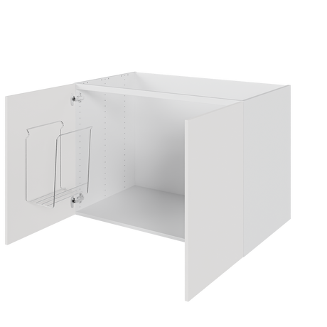 Multi-Living Køkken vaskeskab i Hvid Front H: 70,4 cm D: 60,0 cm - Inklusiv affaldsstativ - Bredde: 100 cm